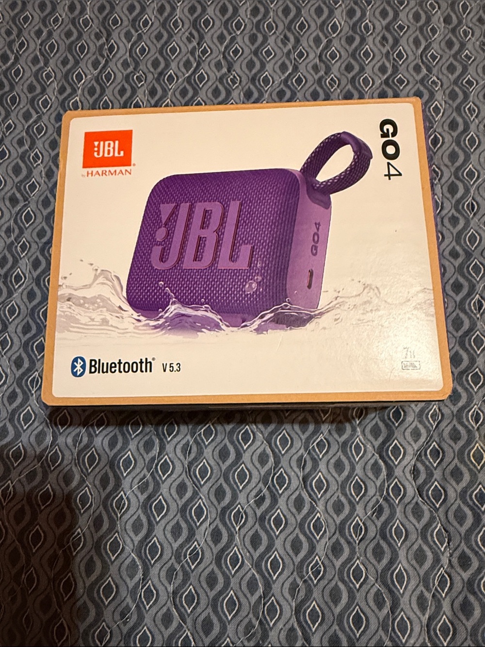 JBL GO 4 Portable Bluetooth Speaker - Purple